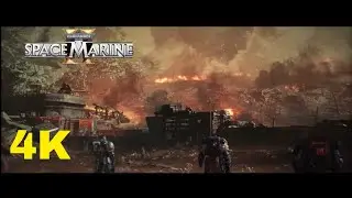 40K Space Marine 2 | Protect The Orbital Defense Guns Cinematic