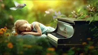 Music for sleep for children - Delicate piano sounds and nature sounds - 12 hours of sleep music