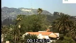 Late 1980s Los Angeles, Downtown, Hollywood Sign