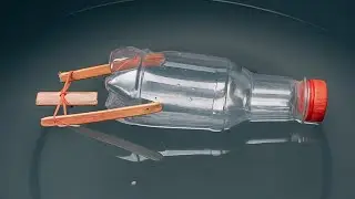 How to Make a Powerful Rubber Band Powered Boat Using Plastic Bottle | DIY Science Project