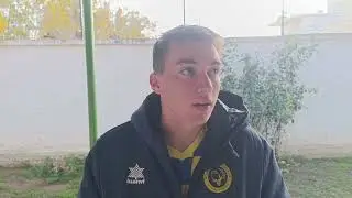 Ο παίκτης τής Θουρίας Γεωργουλεας μιλά στό 3ο ημίχρονο 