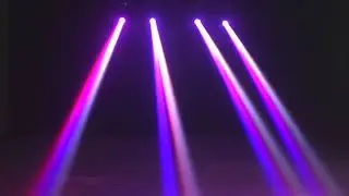 60W Mini Beam Moving Head Stage Lighting RGBW LED DMX DJ Disco Party Club Light