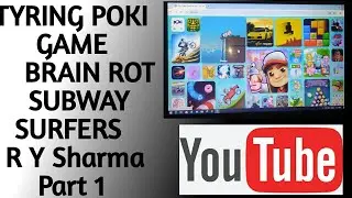 Playing Brainrot tsunami/Subway surfers #gameplay #firstgamingvideo #R Y Sharma