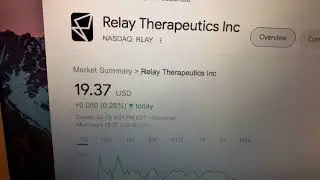 🔴 Relay Therapeutics Inc RLAY Stock Information 🔴
