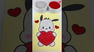 Cutest Puppy Ever&hellip; Made With Sand ❤️ #relaxing #odlysatisfying #sandart #asmr #satisfying #sand