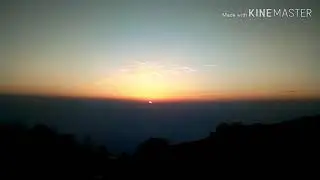 Amazing sunrise from Tiger Hill, Darjeeling.