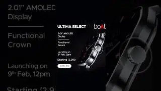 New boAt Ultima Select Smartwatch. #shorts #viral #trending #new #smartwatch #offer #boAt #best