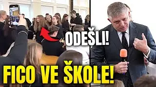 Fico byl arogantn&iacute; na studenty, tak ode&scaron;li z m&iacute;stnosti!
