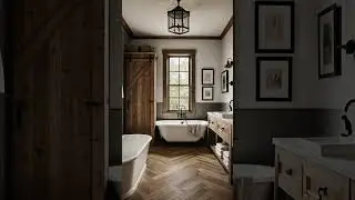 24 Cozy Chic Farmhouse Bathroom Designs You'll Love