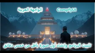 🚀 تثبيت ComfyUI  مع واجهة عربية  وإنشاء أول صورة في دقائق