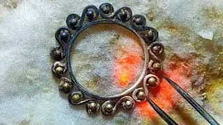 How to Make a Silver Ring with a Stone | Handmade Jewellery Making | #410