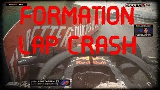 Max Verstappen Hungaroring 2020 - formation lap crash