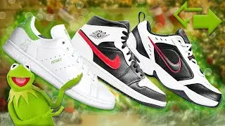 AIR JORDAN 1 ВДОХНОВЛЕННЫЕ NIKE AIR MONARCH IV / КРОССОВКИ ADIDAS STAN SMITH ПОСВЯЩЕННЫЕ КЕРМИТУ