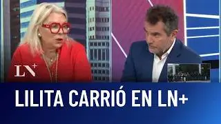 Paulino Rodrigues mano a mano con Lilita Carri&oacute;
