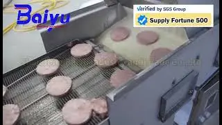 Chicken Nuggets Hamburger Patty Forming Machine Production Line