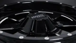 MO962 Gloss Black Milled 18in