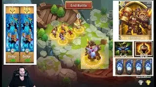 OverPowered Rockno SOLO Smashing Lost Battlefield Teams Castle Clash