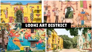 Lodhi Art District Delhi |Lodhi Colony| Colourful Wall painting