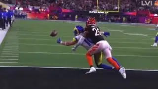 Extreme voice crack from the ref🤣🤣 | Super Bowl LVI