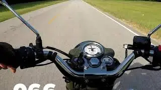 ROYAL ENFIELD CLASSIC 500 LONG RIDE: Exhaust Sound | Military Green