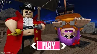 PIRATE BARRY'S PRISON RUN! (OBBY) - BABY POLLY PRISONER ESCAPE GOES WRONG?! - ROBLOX #barry #roblox