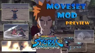 Naruto Storm Connections - Pain Moveset Mod - Preview (60FPS)