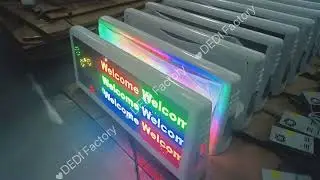 DEDI P2.5 Outdoor Car Taxi Top Led Display 4G Wifi Control Taxi Led Display Top Car Roof Screen