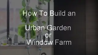 The best way to build self watering urban garden / window farm / bottle tower with airlift system
