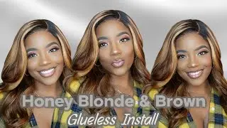 Tinashe Hair Transformation: Honey Blonde and Brown Glueless Install!