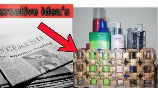 DIY Multipurpose Organizer | How to make Newspaper Multi Storage Box | Best out of waste Craft Idea