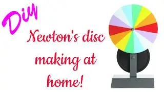Newton's Disc making at home! | Best out of waste | Crafting Jungle