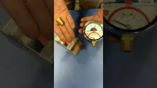 Манометр с термометром Sanlux Thermo