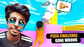 20 MIN OF PURE FUN WITH GIRL GAMER IN HUMAN FALL FLAT [ 🍕 CHALLENGE ]