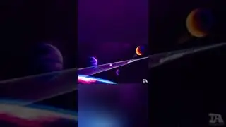 Space Train Concept Art Timelapse Video #shorts