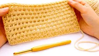 Perfect Crochet Stitch for Shawl, Scarf & Blanket