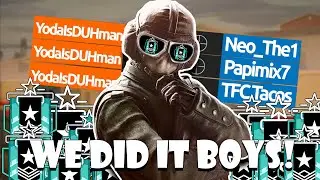 RANKING UP IN RAINBOW SIX SIEGE!!!
