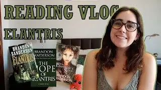 i read 'elantris' | reading vlog