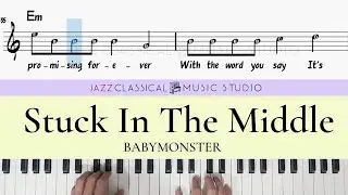 BABYMONSTER - Stuck In The Middle | Course Preview | Piano Tutorial (EASY) | JCMS