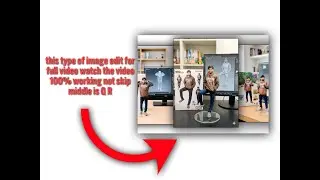 3D statue image editing full tutorial video please full watch middle East QR code is there scam 🤯