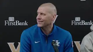 Kentucky Wildcats HC Mark Pope - Vanderbilt Postgame