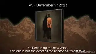 Evolution of CARNIVAL by Kanye West