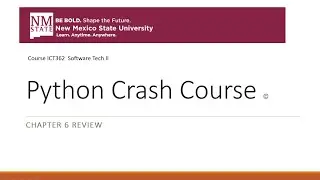 Python Crash Course Chap6