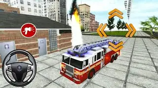 Real Fire Truck Driving Simulator: Fire Fighting #30| Fire Truck Driving Emergency |Android Gameplay
