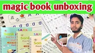 Sank Magic Copy Book Unboxing and Review | Magical Practice Copybook | Reusable Handwriting Set