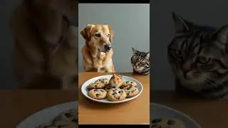 Cookie Thief: Hamster Steals Dog and Cat&rsquo;s Treats!  #cat  #kitten