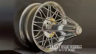 20 inch 84s&reg; Giraffe Poke&reg; G15 30 Spoke Elbow&reg; Wire Wheels