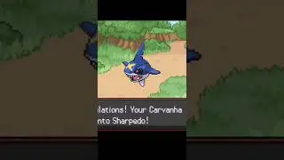 Evolution of Carvanha || #pokemon #pokemonshorts #carvanha #sharpedo