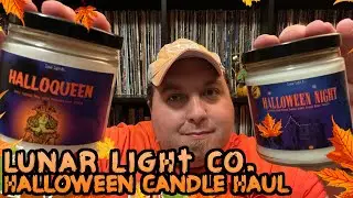 Lunar Light Co. Halloween Candle Haul | Halloween Collection 2021 | Small Batch Wax