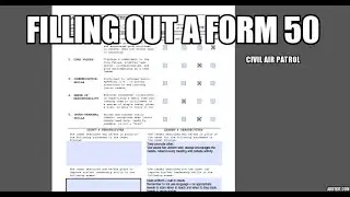 How to Fill out a CAP Form 50