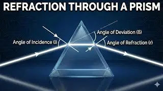 9.6 Refraction Through a Prism by Ritesh Joshi Sir | Class 12 NCERT Eng.